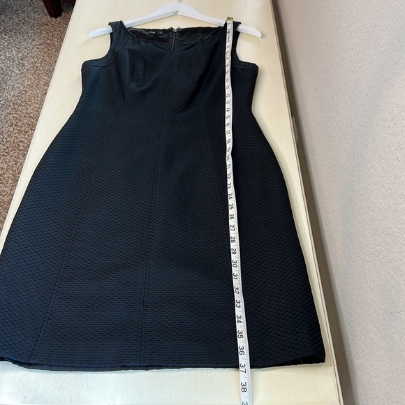 Talbots Silk Blend Textured Fully Lined Classic Little Black Dress Size 8P - Picture 14 of 16